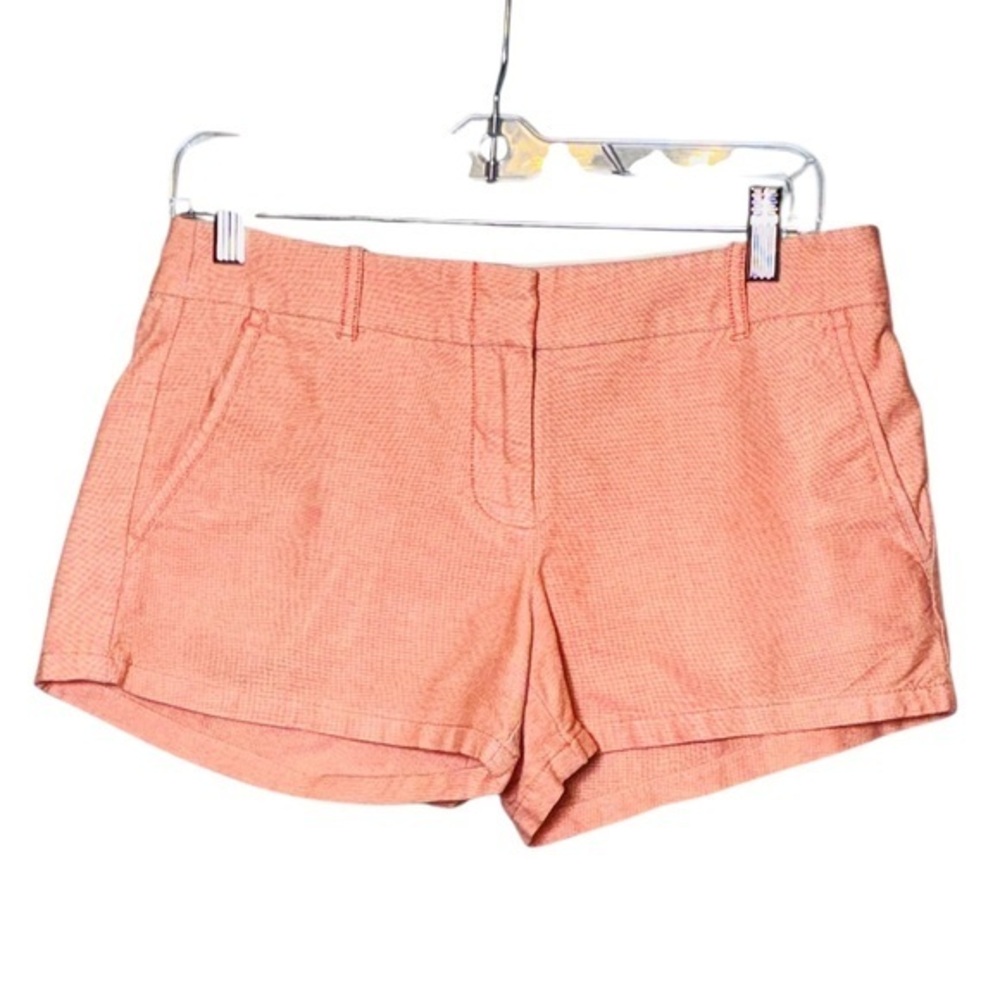 J. Crew Broken-in Cotton Chino Shorts Orange Light melon style A4505 2.5” inseam